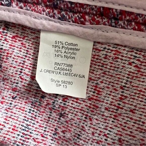 J. Crew Micro Tweed Jacket size S - Picture 4 of 6